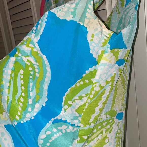 Lilly Pulitzer silk Sea Urchin silk tank size 0 - Picture 3 of 8